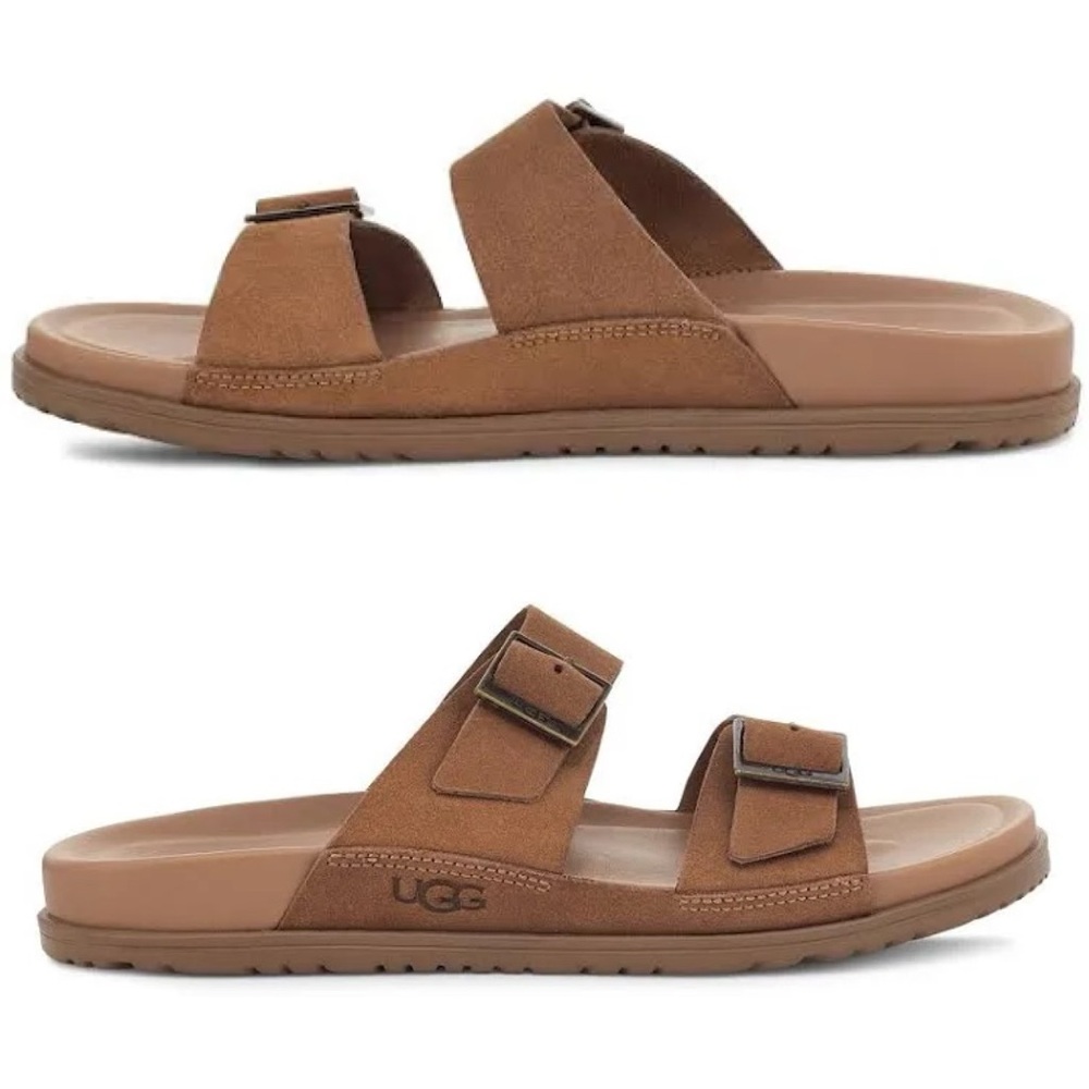 Ugg Wainscott Buckle Slide Chesnut casual classic comfy summer vacation beach
